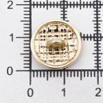Пуговицы на ножке 24L=15 мм, металл, Gold (золотой), 10 шт, MP06