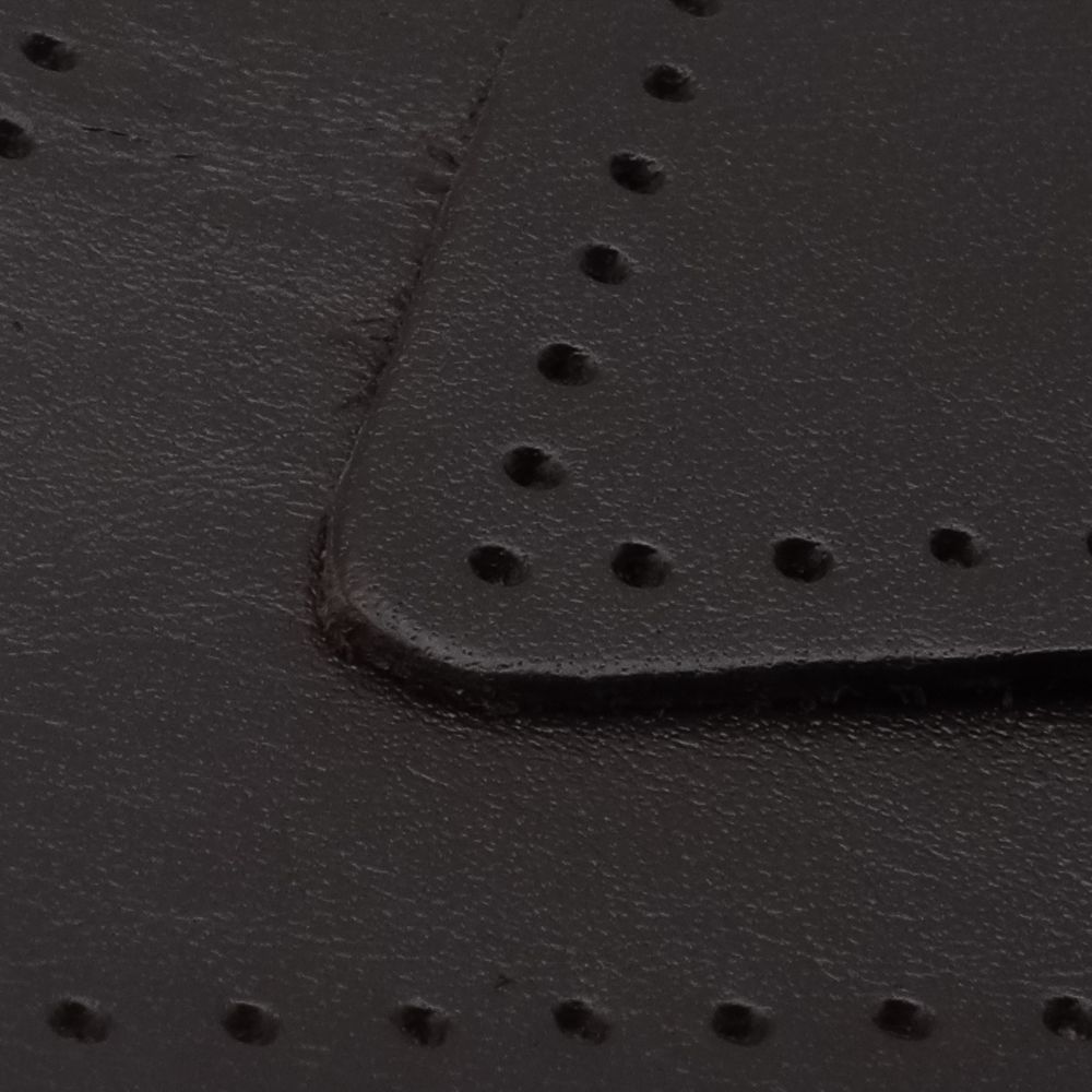 Заплатки пришивные из кожи, треугольник равносторонний 8см с перфорацией, 2 шт, 100% кожа, 03 темно-коричневый, 9126