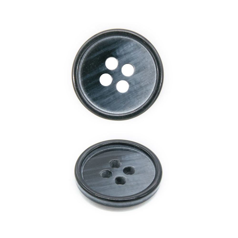 Пуговицы 4 прокола 28L, (col.A (черный)), 72 шт