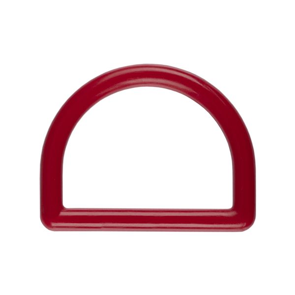 Полукольцо пластик 32 мм, 100 шт, 519 красный, Gamma DRD001
