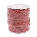 Шнур вощеный ⌀2.0 мм / 100 метров, цв.С171 красный