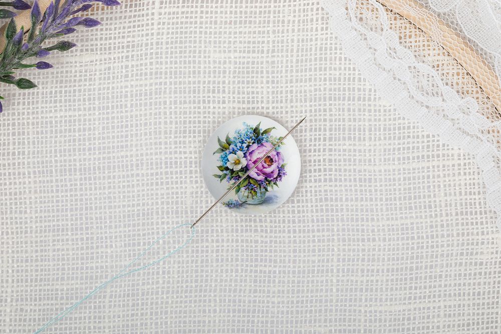 Игольница магнитная №37 Цветы в вазе, Gamma NEM