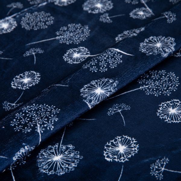 Плюш (ткань) Peppy SS Rainbow Magic Cuddle 370 г/м², 100х150 см, WHISH Navy