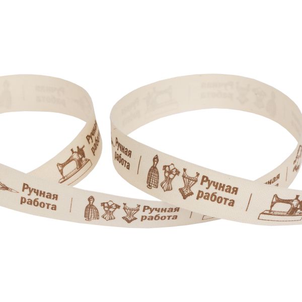 Лента х/б с рисунком 16.0 мм / 22.8±1 метра, S8001/098 Ручная работа, Gamma CLP-161