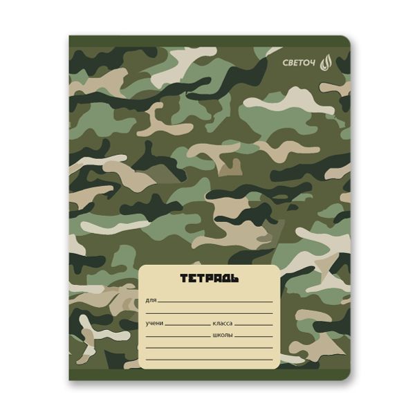 Тетрадь ученическая школьная, A5 12 л. на скобе 65 г/м², белизна 100% 25 шт линия, 01441 Только вперёд, Светоч Т178