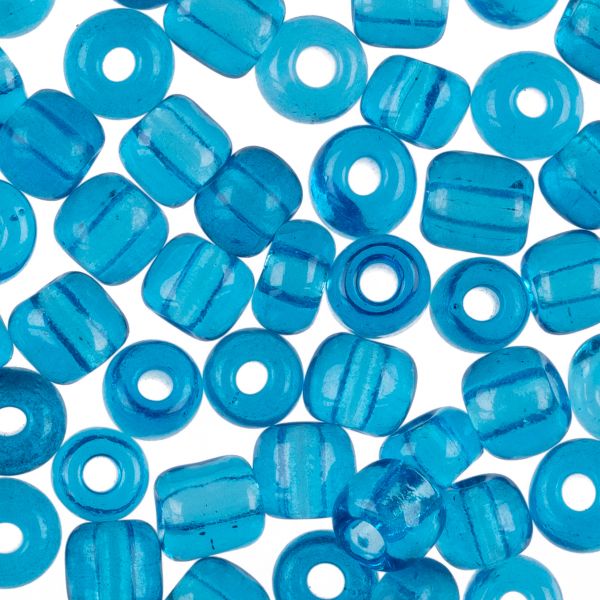 Бисер Zlatka 6/0 (4.1 мм), 100 г (10х10 г), №0003B т.голубой, GR