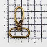 Карабин металл 25.0 мм (48х32 мм), 2 шт, латунь, 0325-0037 Hobby&Pro