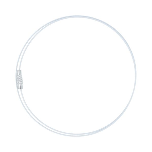 Основание для колье 50 см, №02 белый, Zlatka KS-050