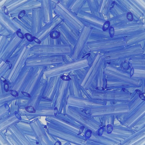 Бисер стеклярус Zlatka 100 г (10х10 г), №0006 св.синий GG