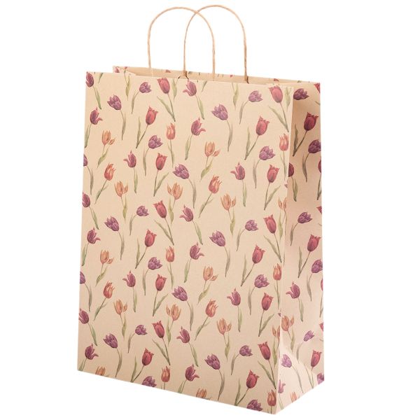 Подарочный крафт-пакет 150 г/м², 32х42х14 см, 12 шт, 03, Stilerra AKYL