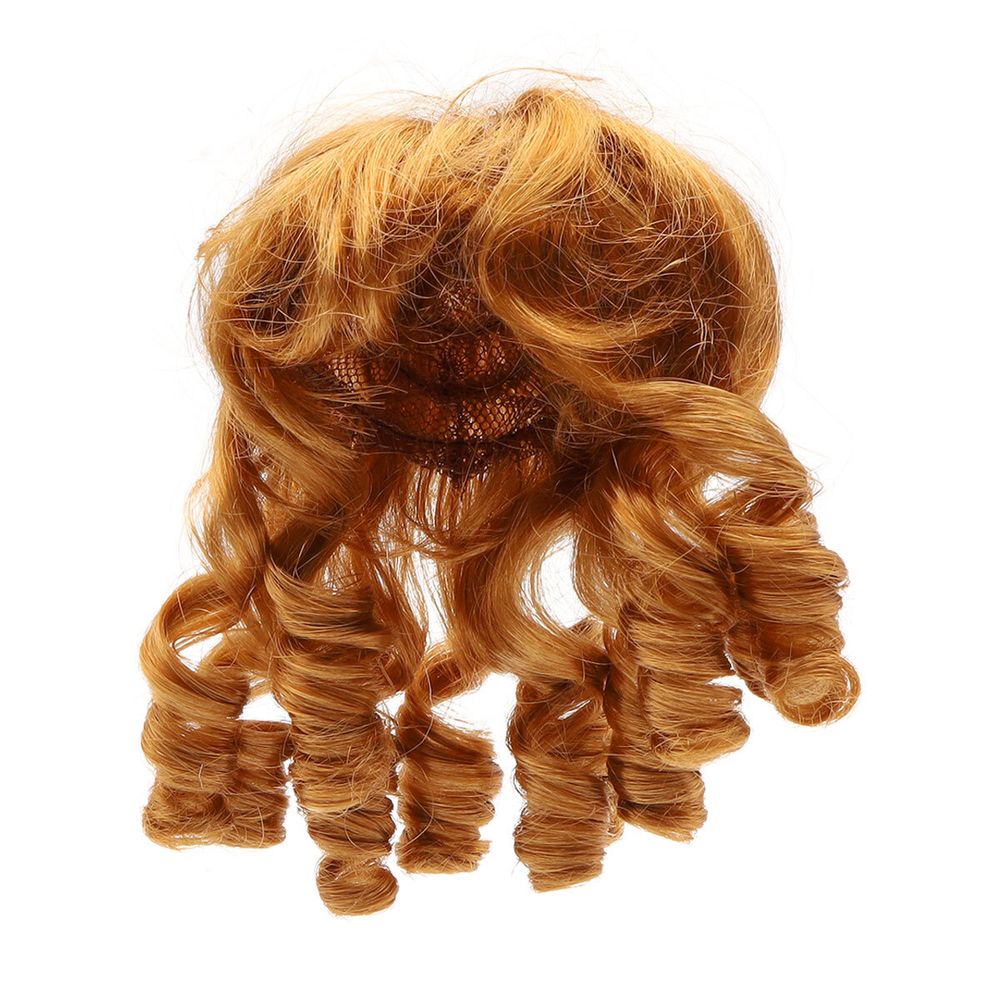 Парик с кудрями d-10см, h-10см (золотистый), AR906