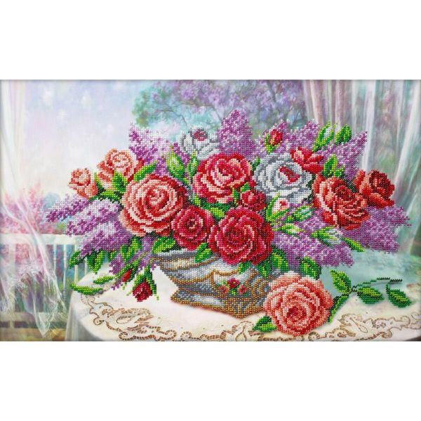 Набор для вышивания бисером Паутинка, Элегия 45х28 см, 618469