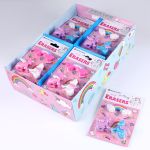 Набор ластиков 3 шт Единорожка, цвет сиренево-голубые, DV-12469