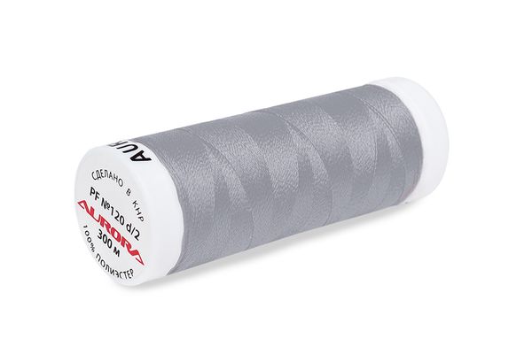 Нитки для креативных работ Aurora №120, 300 м, цв. PF491, 5 катушек