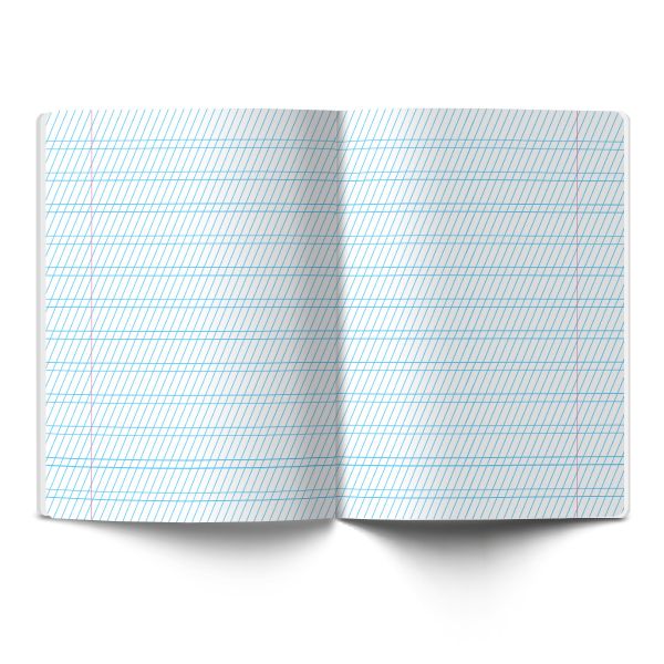 Тетрадь ученическая школьная Классная A5+ 12 л. на скобе 65 г/м², белизна 100%, 25 шт, частая косая линия, 000289 Зеленая, Светоч 12ТСК5_1_1_6