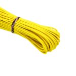 Резинка шляпная (шнур эластичный) ⌀2.0 мм / 30 метров, желтый
