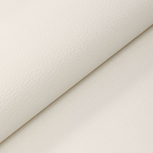 Экокожа 450 г/м², 140 см / 2 метра, KN.01 цв.белый