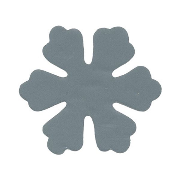 Термоаппликация светоотражающая №4 12 шт, Цветок 5х5 см, Blitz