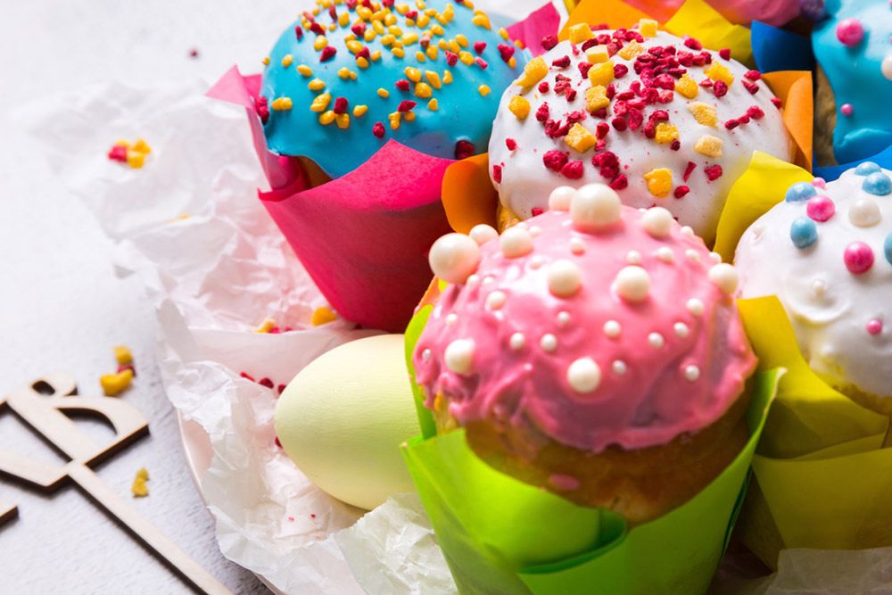 Формы для выпечки бумажные Тюльпан 5 см, 25 шт, ассорти, S-Chief PPC-D80