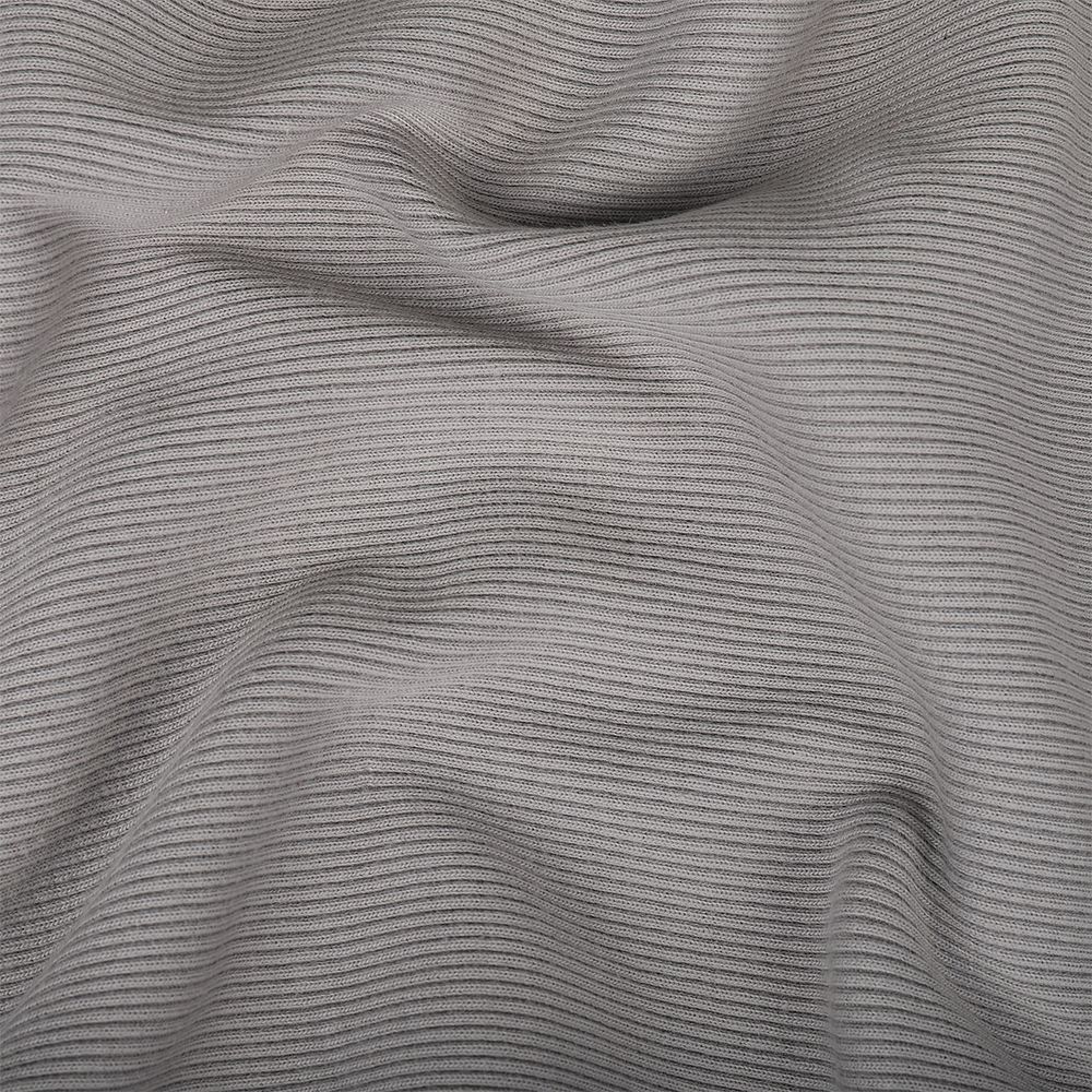 Кашкорсе трикотажное полотно 400 г/м², 60+60 см, серый, 60м /TOS/