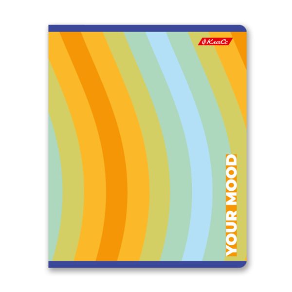 Тетрадь ученическая общая, выборочный лак, A5+ 96 л. на скобе 60 г/м², белизна 100%, 5 шт, линия в термоусадочной пленке, 000793 Палитра цвета, Светоч 96ТЕТл-003