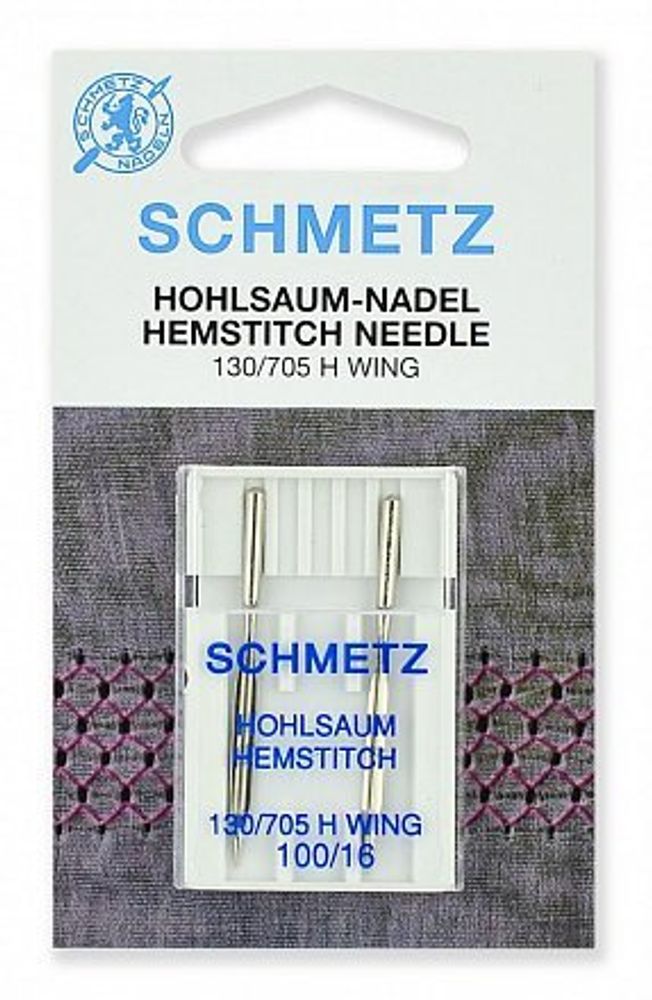 Иглы для швейных машин для мережки Schmetz 130/705H № 100, 2 Иглы для швейных машин