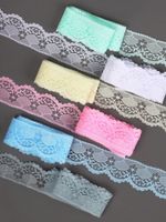 Набор кружева для рукоделия 40 мм, №4 (6 шт по 2 метра)