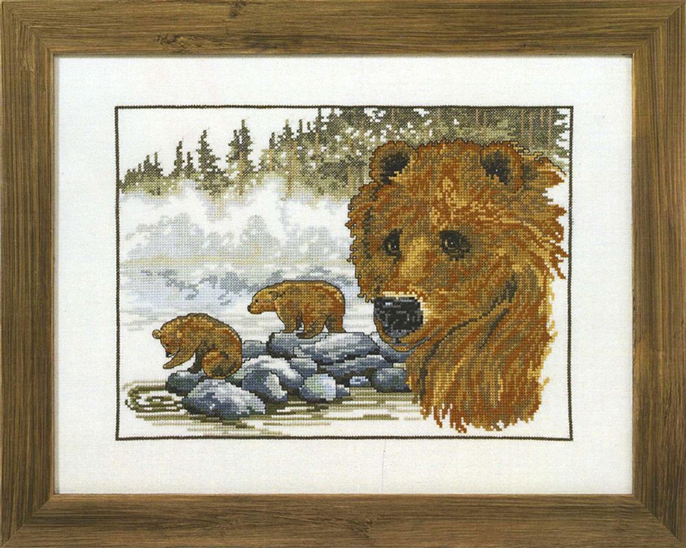 Permin, Бурый медведь, 31х41 см, 26704