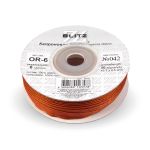 Лента капроновая (органза) _6.0 мм / 45.7 метров, 042 т. терракот, Blitz OR-6