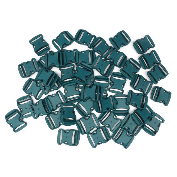 Фастекс (пряжка трезубец) пластик 30 мм, 50 шт, 77 зеленый