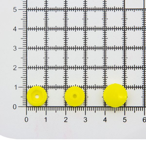 Кнопка рубашечная ⌀12,5/10мм пластик (≈100 шт) New Star (110 жёлтый)