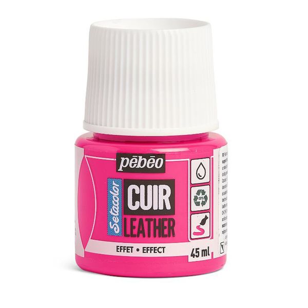 Краска по коже Setacolor 45 мл, 295648 Розовый флуоресцентный, Pebeo, 295648