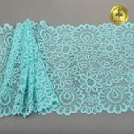 Кружево бельевое эластичное 205 мм / 25 м, TBY.YSTL00839, цв.L422 тиффани, Kruzhevo