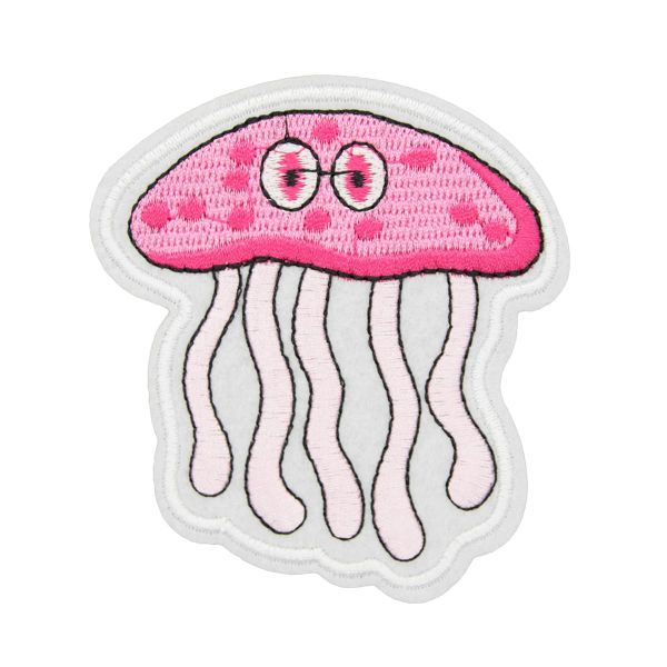 Термоаппликация Медуза, розовая, 8.8*8.2см, Hobby&Pro