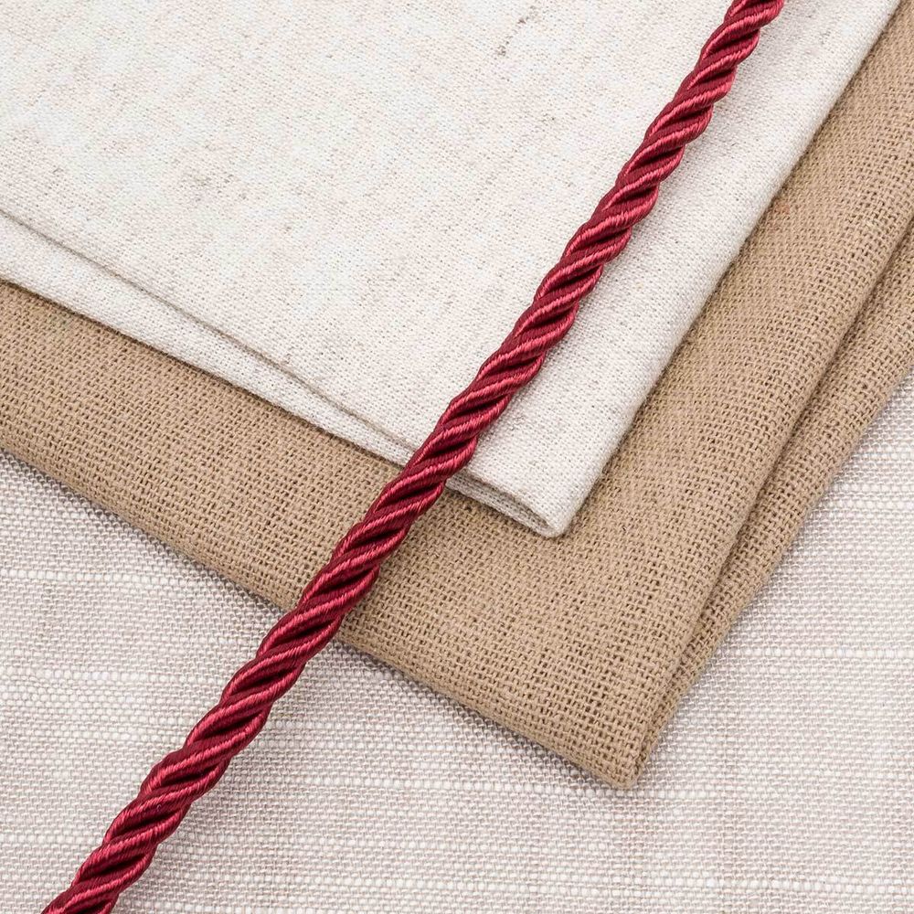 Шнур витой 5мм / 18,29м, 174 винный, 1AS-168