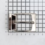 Пряжка 33 мм никель мет. с держателем, 2 шт