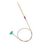 Набор съемных спиц для вязания 10,5см, 10 размеров (3,0мм-6,5мм), дерево