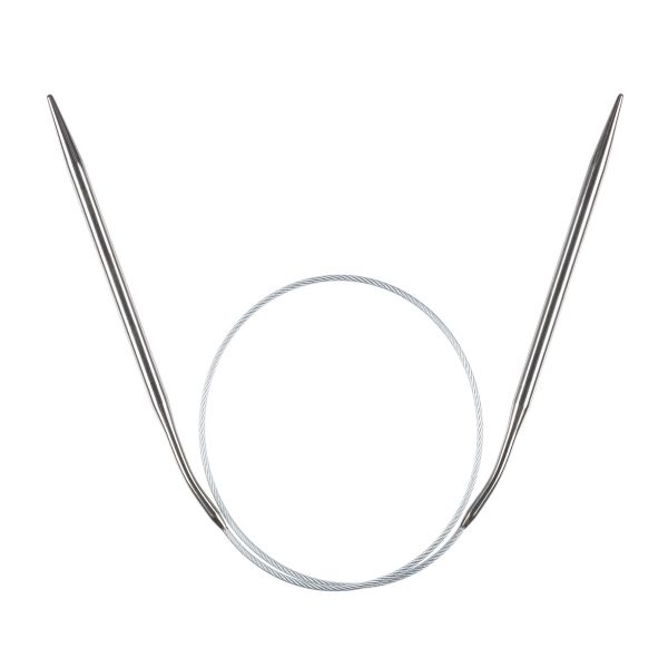 Спицы круговые металл ⌀4.5 мм, 50 см, 1 шт, с металлической леской, Gamma MKJ