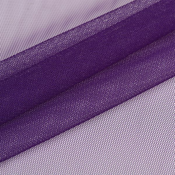 Сетка бельевая эластичная матовая 40 г/м², шир.150 см / 100 метров, TL01 72 фиолетовый /TL.72/