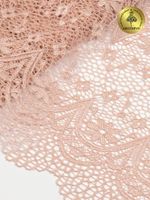 Кружево бельевое эластичное 220 мм / 10 м, цв.168 серебристый пион, Kruzhevo