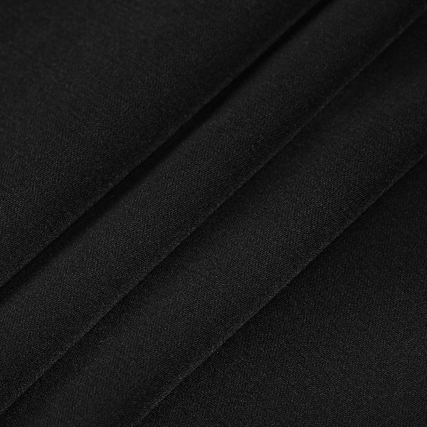 Шелк Армани 120 г/м², 150 см / 2 метра, TBY120Arm-016.2, цв.16 черный