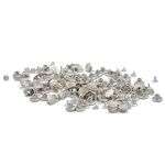 Пуговицы джинсовые ⌀14 мм, фиксированная ножка, сталь, 8 звезд, никель, 100 шт, New Star