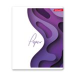 Тетрадь ученическая общая, выборочный лак, A5+ 96 л. на скобе, белизна 100%, 5 шт, клетка, 000339 Капля радуги, Светоч 96ТСК5_4_3_1