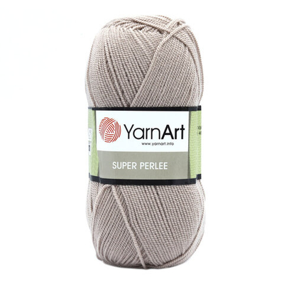 Пряжа YarnArt (ЯрнАрт) Super Perlee / уп.5 мот. по 100 г, 400м, 857 розово-бежевый