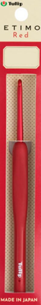 Крючок для вязания с ручкой Tulip Etimo Red 5мм, алюминий/пластик, красный, TED-080e
