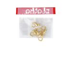 Замок для бус карабин 14 мм, 5 шт, №01 золото, Zlatka DB-02/5