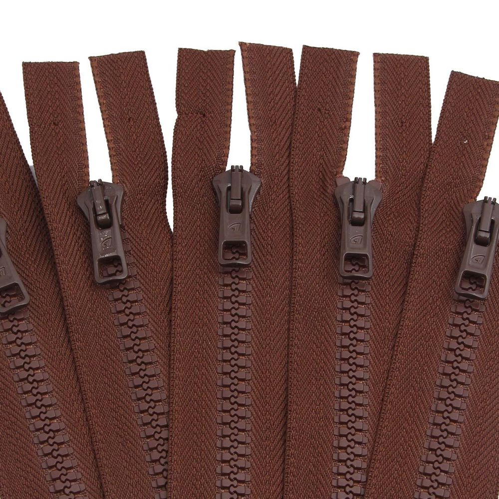 Молния трактор Arta Т6 (6 мм) 1 зам., разъем., 65 см, цв. 066 св.коричневый, уп.5 шт