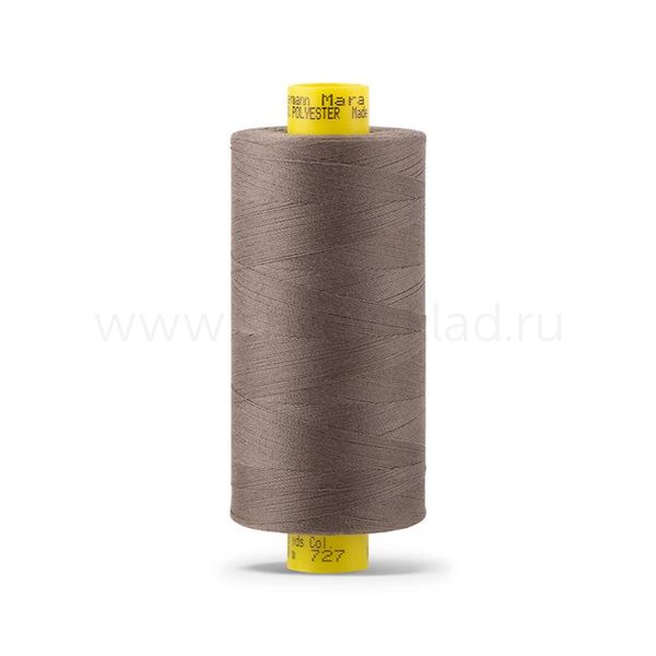 Нитка универсальная Gutermann Mara 120/2, 1000 м, 700207, 727 дымчато серо-зеленый, 1 катушка