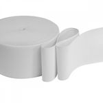 Резинка вязаная 100.0 мм / 40 метров, стандартная 3.9 г/п.м., белый