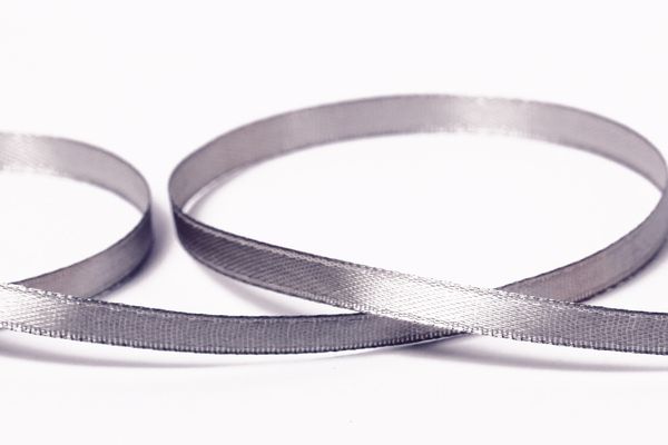 Лента атласная 1-сторонняя 6.0 мм / 33±2 метра, 054 т.серый, Gamma